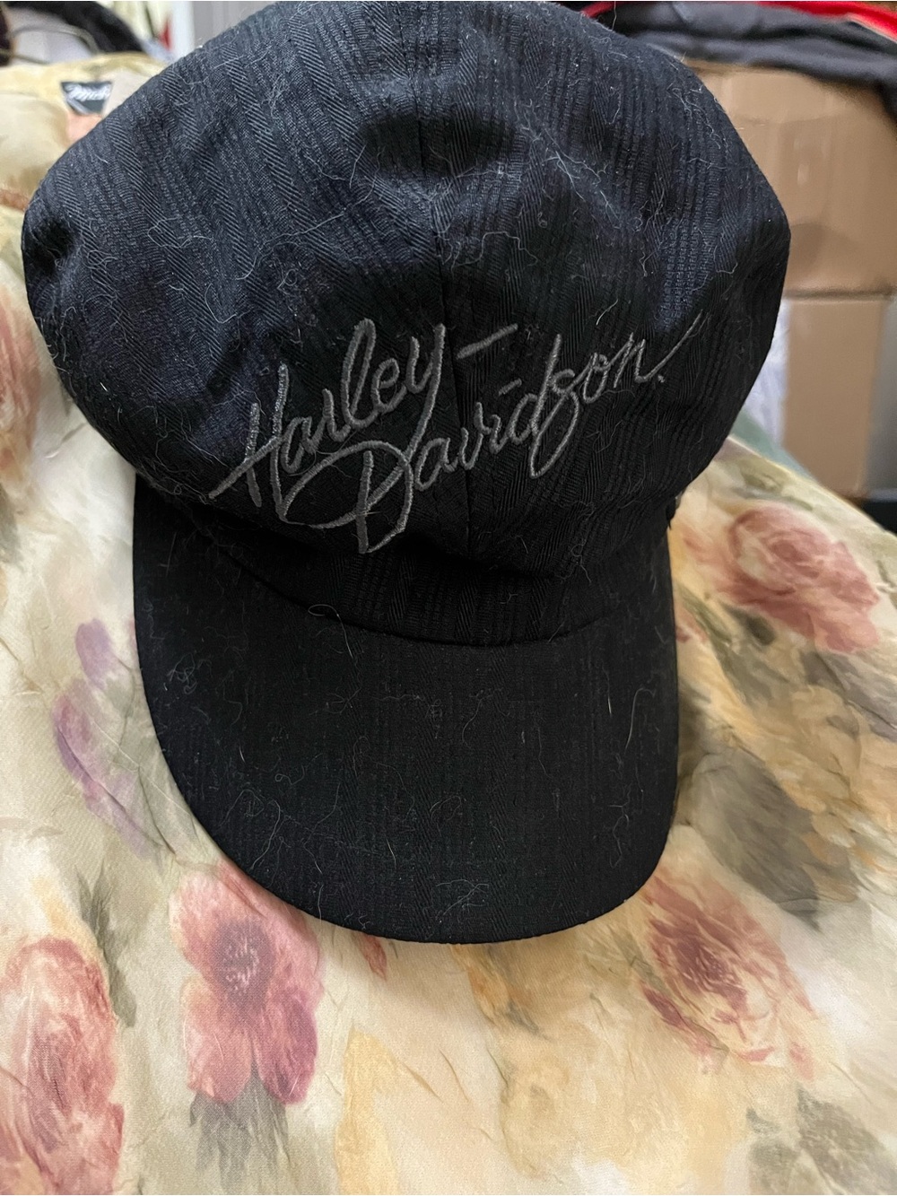 Harley-Davidson Black Script Logo Hat